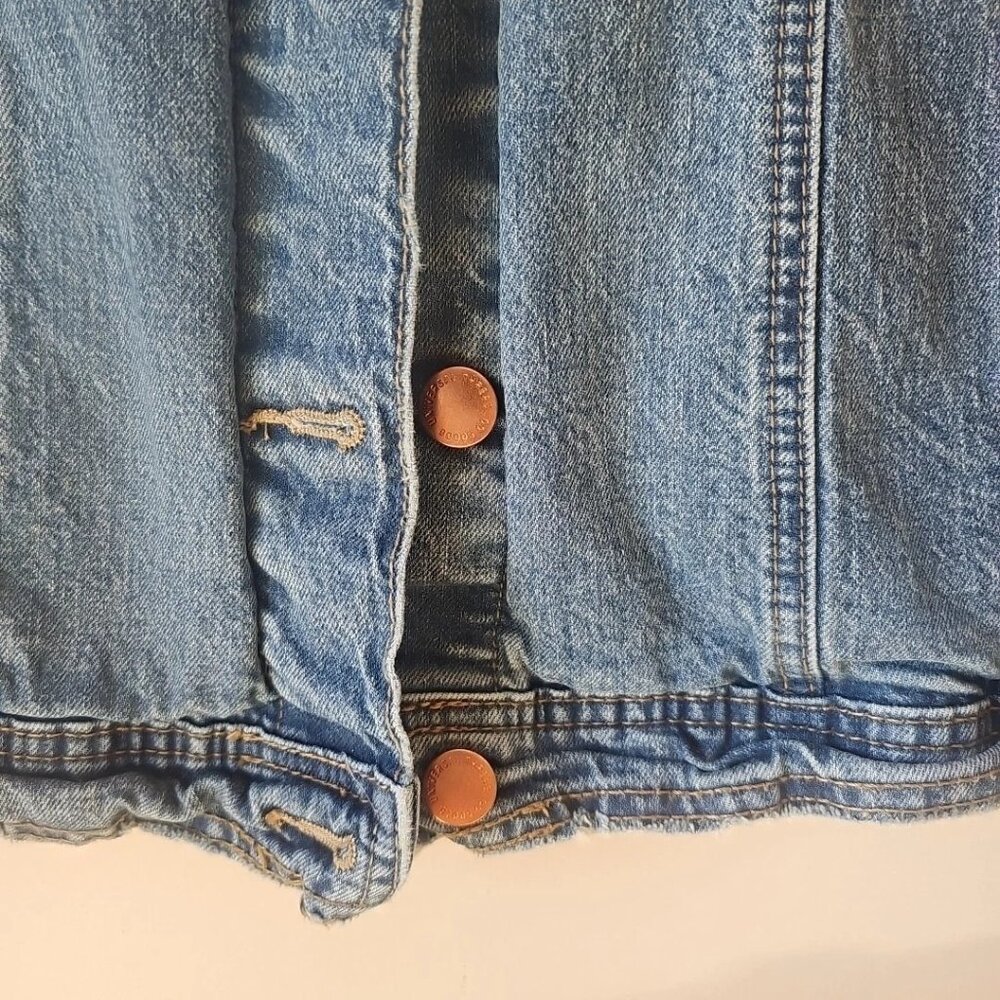 Universal Thread Denim Button Front Cotton Blend … - image 3